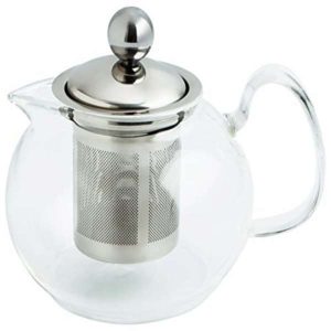 100028 - Teekanne mit Teefilter aus Borosilikatglas und Edelstahl für 550 ml