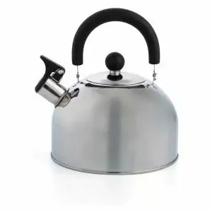 100030 - Wasserkocher klassisch für die Herdplatte für 2 Liter aus Edelstahl