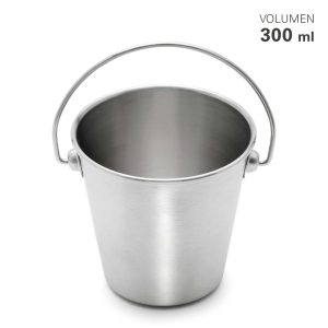 100319 - Mini Eimer aus Edelstahl