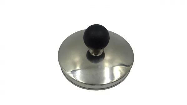 100030 - Wasserkocher klassisch für die Herdplatte für 2 Liter aus Edelstahl - Deckel oben
