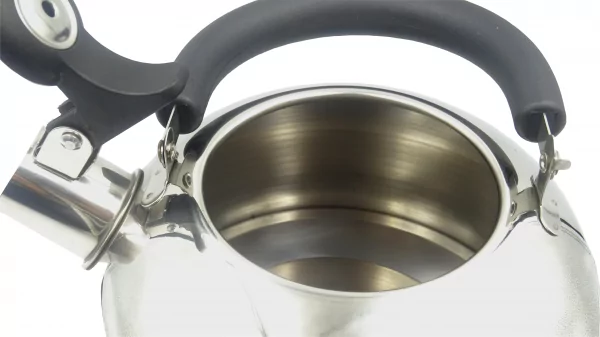 100030 - Wasserkocher klassisch für die Herdplatte für 2 Liter aus Edelstahl - ohne Deckel