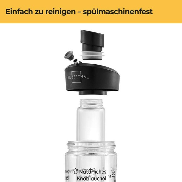 100515 - Ölflasche 500 ml mit Kräutersieb - spülmaschinenfest