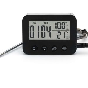 101007 - Digitales Thermometer mit Stoppuhr und Temperatursignal