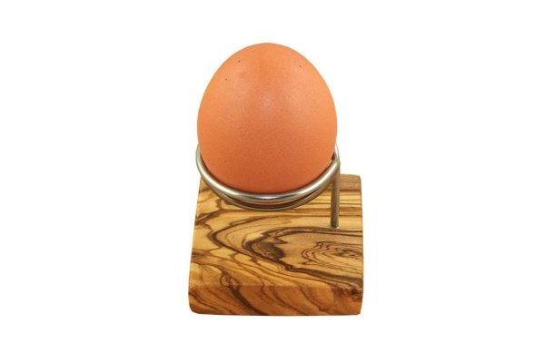 100421 - Eierbecher Design aus Olivenholz