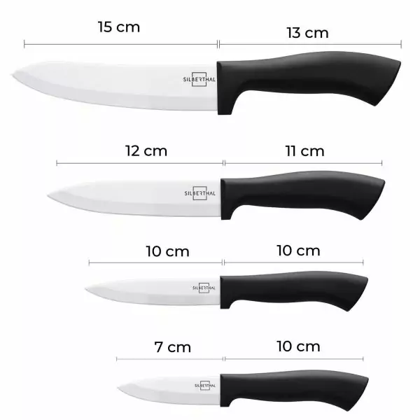 100511 - Keramikmesser Set 4-teilig - Maße