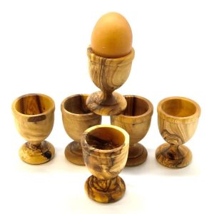 100428 - Eierbecher Klassik aus Olivenholz