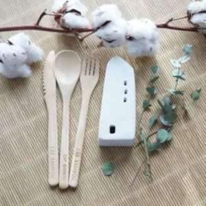 101102 - Bambusbesteck-Set