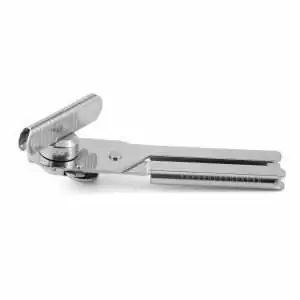 100343 - Dosenöffner mit Deckelzange - ohne scharfe Kanten aus Edelstahl