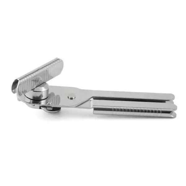 100343 - Dosenöffner mit Deckelzange - ohne scharfe Kanten aus Edelstahl