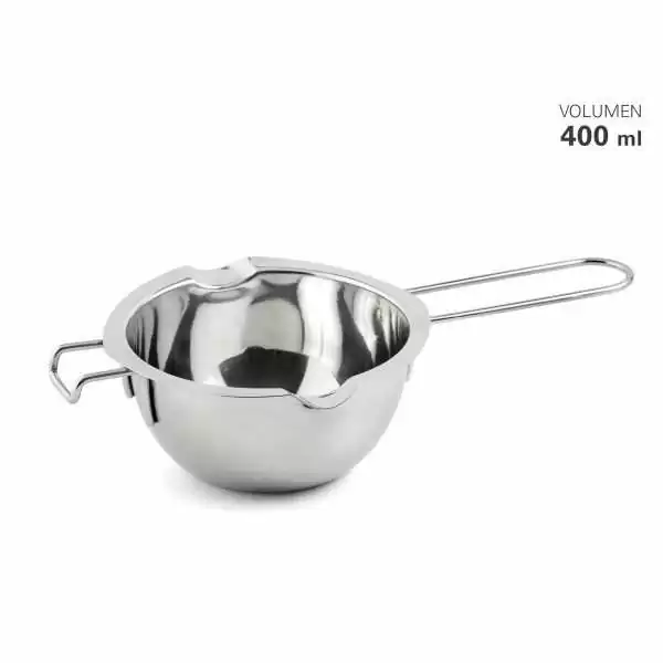 100324 - Schokoladenschmelzer 14 cm für 400 ml Schokolade über dem Wasserbad aus Edelstahl