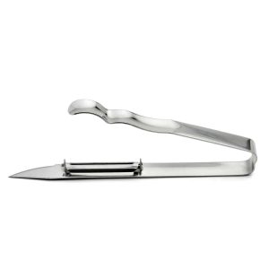 100375 - Spargelschäler mit Messerspitze und Doppelklinge