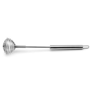 1003B15 - Spiralbesen für flache Gefäße aus Edelstahl