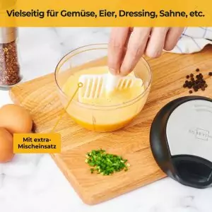 100519 - Manueller Zerkleinerer mit 3 Edelstahlklingen - vielseitig