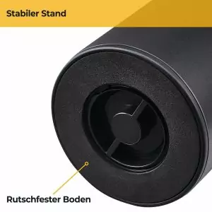 100516 - Thermoskanne 1 L mit Glaseinsatz doppelwandig - rutschfester Boden