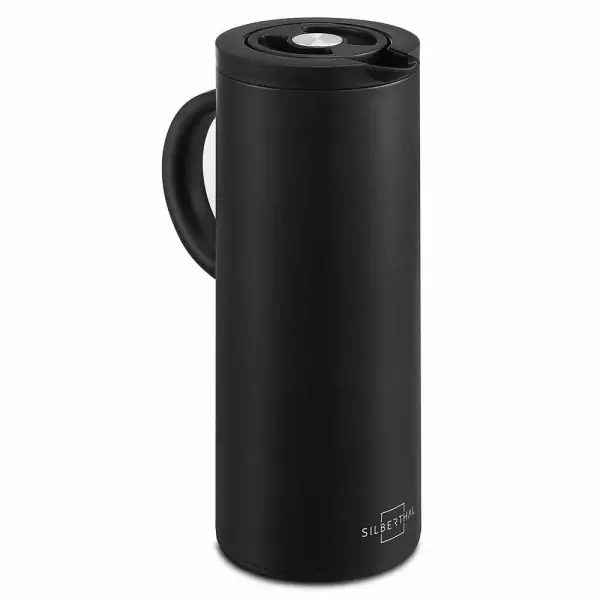 100516 - Thermoskanne 1 L mit Glaseinsatz doppelwandig