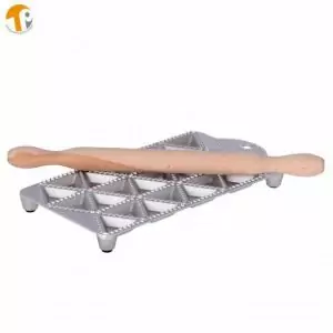 100904C - Ravioli Form als Platte für mehrere dreieckige Ravioli