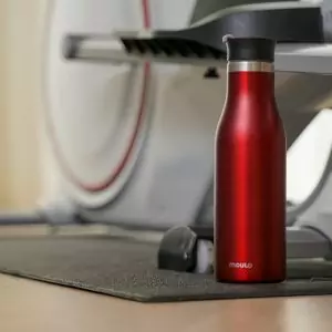 102401B -Thermosflasche 500ml PULS aus Edelstahl mit Lock Lid Rot - beim Fitness