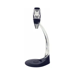102502 - Magischer Weindekanter Set Deluxe mit LED-Licht und Filter, Beutel, Standfuß und Turm