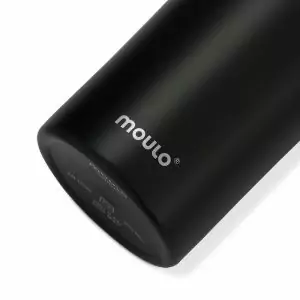 102403A - Thermobecher 470ml CORE zum 6h warm und 12h kalt halten von Getränken aus Edelstahl Schwarz - Logo