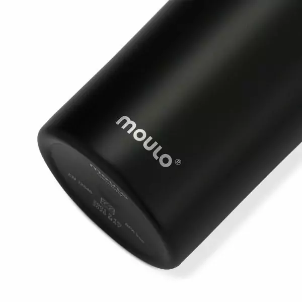 102403A - Thermobecher 470ml CORE zum 6h warm und 12h kalt halten von Getränken aus Edelstahl Schwarz - Logo