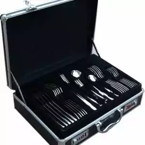 101806 - Besteck Set Ottawa 60-teilig für 12 Personen im Koffer - Offen