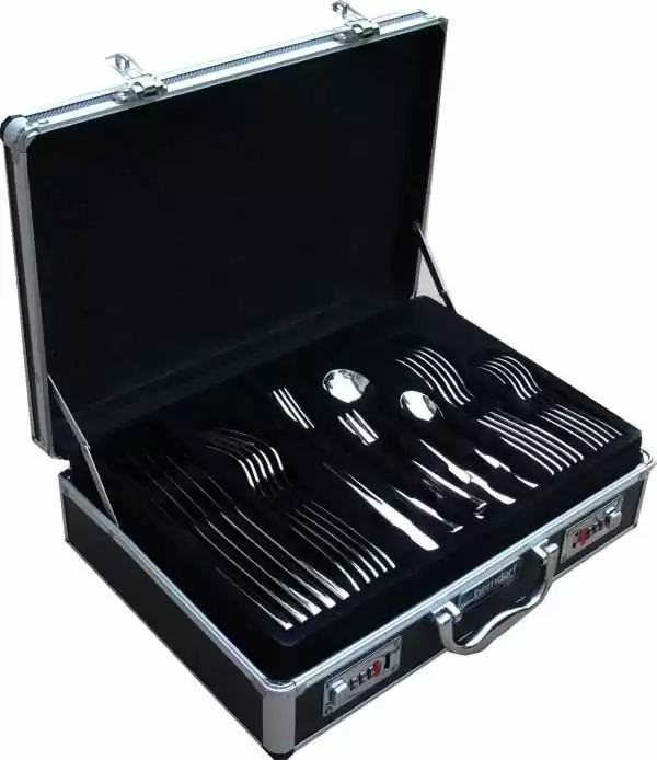101806 - Besteck Set Ottawa 60-teilig für 12 Personen im Koffer - Offen