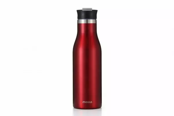 102401B -Thermosflasche 500ml PULS aus Edelstahl mit Lock Lid Rot