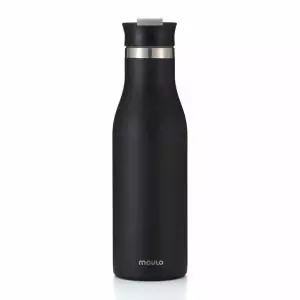 102401C -Thermosflasche 500ml PULS aus Edelstahl mit Lock Lid Schwarz