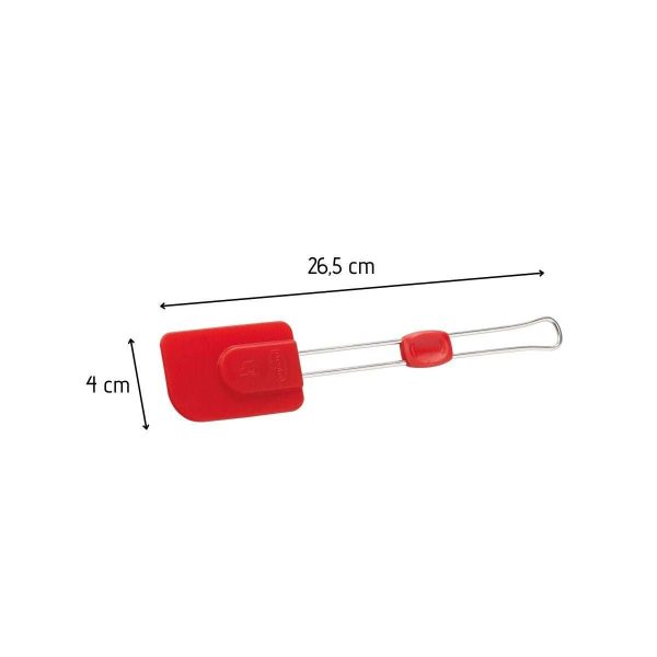 103043-Teigschaber aus Silikon 26,5 cm aus Edelstahl & Silikon - Maße