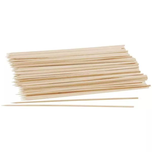 103203-Set aus Holzspieße 25 cm mit 50 Stück aus FSC-zertifiziertem Holz