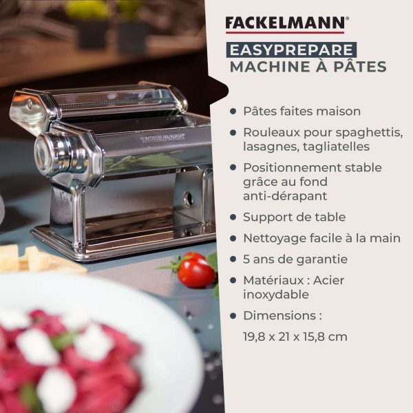 103213-Manuelle Nudelmaschine mit extra Aufsatz für Spaghetti & Tagliatelle - Angaben