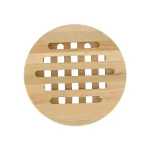 103211-Runder Pfannenuntersetzer aus Holz in der Form rund mit den Maßen Ø 17,8 cm
