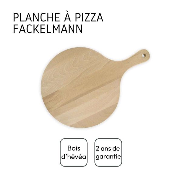 103208-Pizzabrett aus Holz für Pizza & Flammkuchen mit den Maßen 30 cm Ø und mit Griff - Angaben