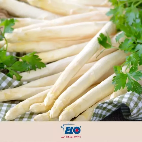 102809-Spargelkocher 16 cm für 4 Liter aus Edelstahl - mit Spargel