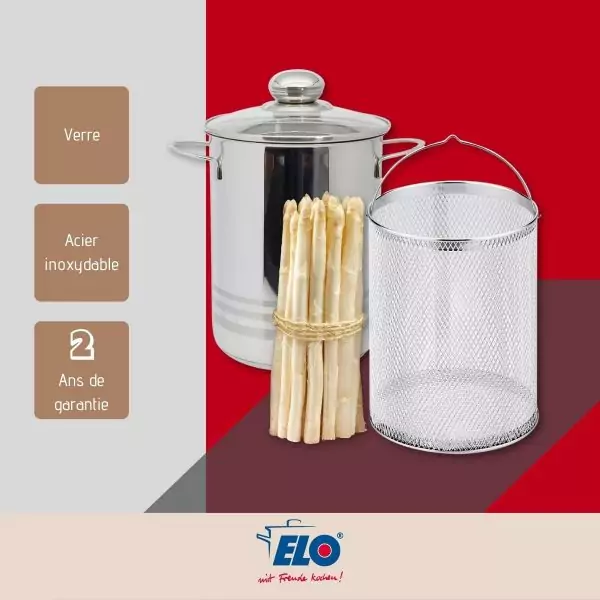 102809-Spargelkocher 16 cm für 4 Liter aus Edelstahl - Angaben