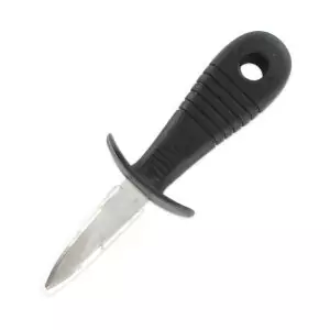 103227-Austern Set 8-teilig zum einfachen und sicheren Halten, Öffnen und Essen von Austern bestehend aus einem Austernmesser, einem Austernkeil und einem 6er Set Austerngabeln - Austernmesser