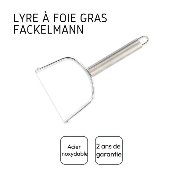 103233-Foie Gras Leier zum Schneiden von Gänseleberpasteten in schöne Scheiben - Angaben