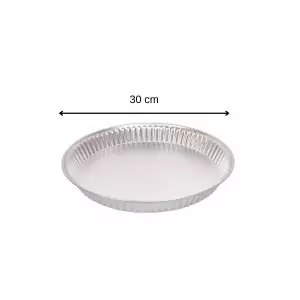 103026-Tarteform Weißblech 30 cm für Gasherd geeignet - Maße