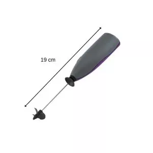 103243-Elektrischer Milchaufschäumer zum Einrühren von Pulver in eine Flüssigkeit und zum cremigen Aufschlagen - Maße