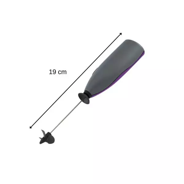 103243-Elektrischer Milchaufschäumer zum Einrühren von Pulver in eine Flüssigkeit und zum cremigen Aufschlagen - Maße