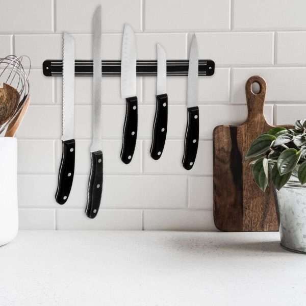 103101-Messerset mit Wandhalter aus 5 x Messer & Wandhalter - in der Küche
