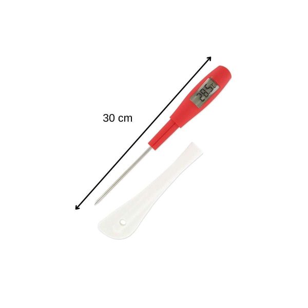 103221-Spatel Thermometer elektrisch mit einem Messbereich von -50 bis 300 Grad Celsius - Maße