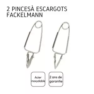 103231-2er Set Schneckenzange speziell zum Essen von Schnecken aus Edelstahl - Angaben