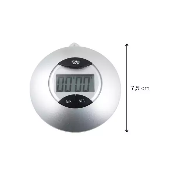 103224-Digitaler Küchentimer mit magnetischer Halterung - am Kühlschrank - Maße