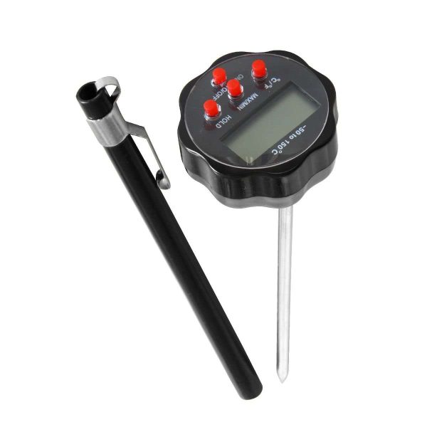 103220-Digitales Bratenthermometer ohne Kabel mit einem Messbereich von -50 bis 150 Grad Celsius mit Schutzhülle für die Sonde