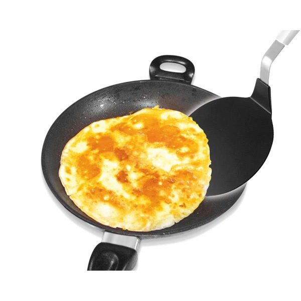 103242-Omelette-Wender mit extra breiter Schaufel für Pfannkuchen, Omelettes und Spiegeleier - mit Pfannkuchen