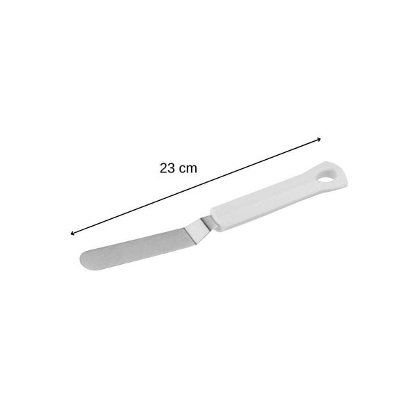 103042-Mini-Winkelpalette 23 cm für das Glattstreichen von Teig in der Backform und das Verzieren von Torten - Maße