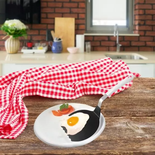 103242-Omelette-Wender mit extra breiter Schaufel für Pfannkuchen, Omelettes und Spiegeleier - mit Spiegelei