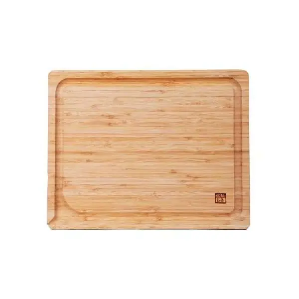 102911-Bambus-Schneidebrett mit Saftrille rechteckig 40 x 30 x 2 cm