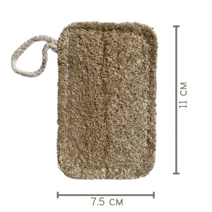 103306-Set Luffa-Küchenschwämme aus 2x asiatischer & 1x ägyptischer Luffa - Maße